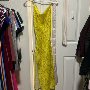 Resa satin slip dress